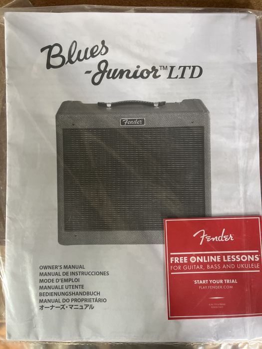 Fender Blues Junior Tweed Lacquered - com Garantia
