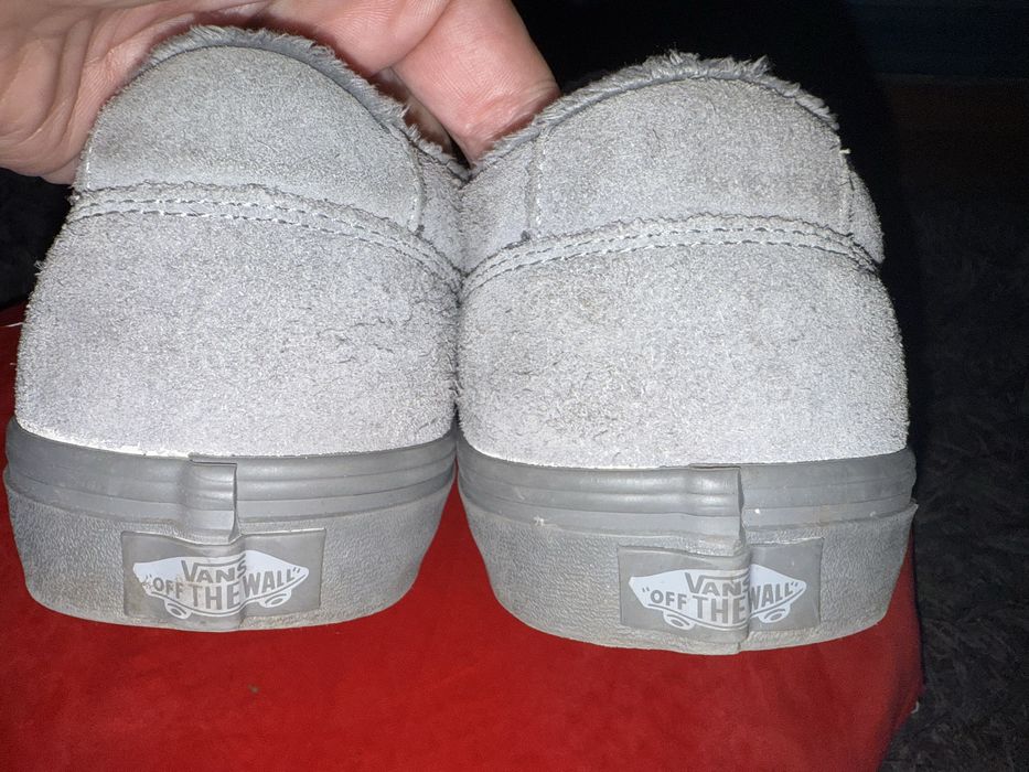 Vansy ocieplane, szary zamsz, stan jak nowe, 44