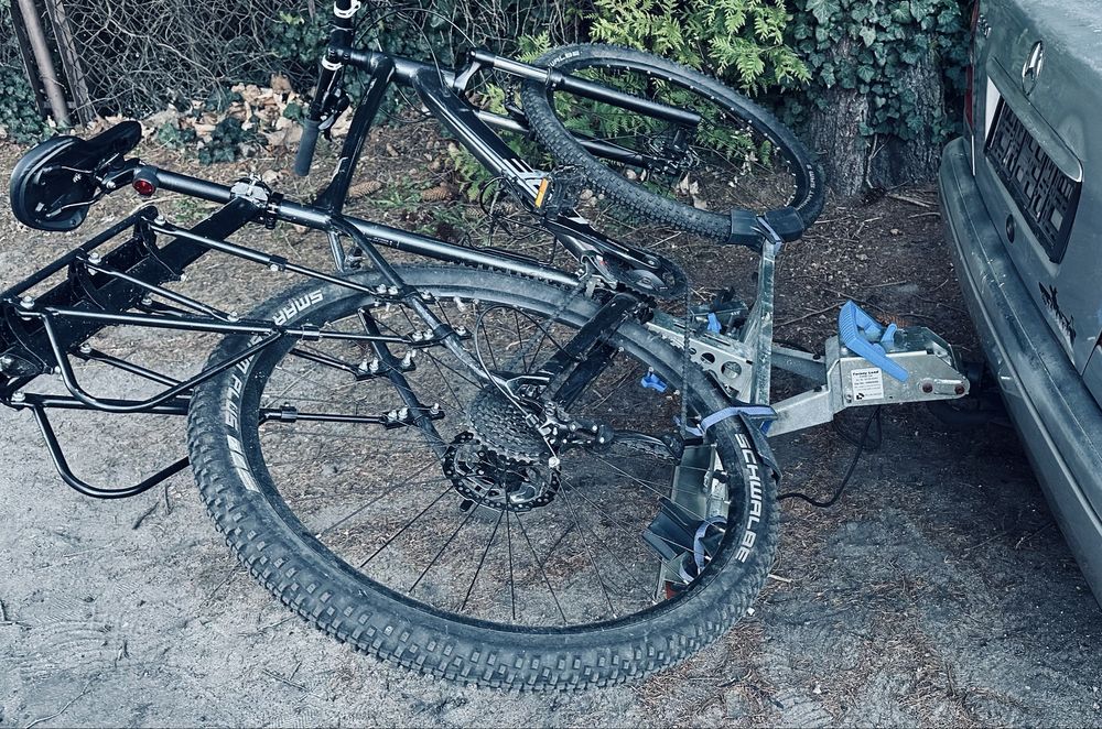 Platforma rowerowa na hak Twinny Load ERGO CK – uchylna, 2 rowery