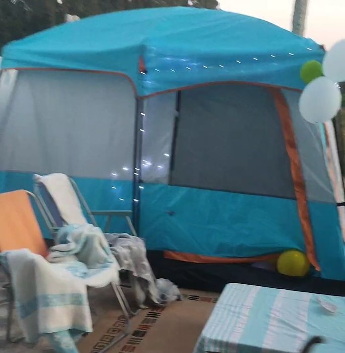 Tenda campismo  3,10x2,10 por 1,80 altura