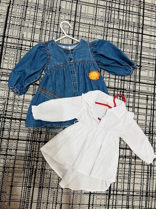 Сукня Next, сорочка Shein 9-12 міс