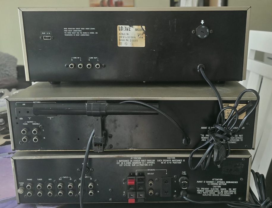 Kolekcjonerski sprzęt audio marki LOEWE
