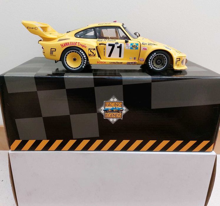 Miniatura Porsche 935 #71 Hawaiian Tropic Le Mans 1979 EXOTO 1:18