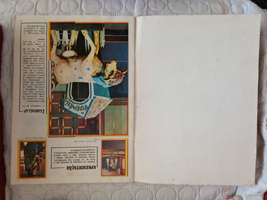 A VISITA DA CORNÉLIA (Caderneta Cromos) Completa