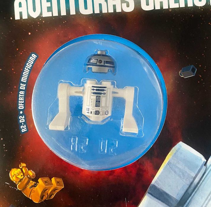 Livro Lego - Star Wars, Aventuras Galácticasias (Novo,c/boneco R2-D2)