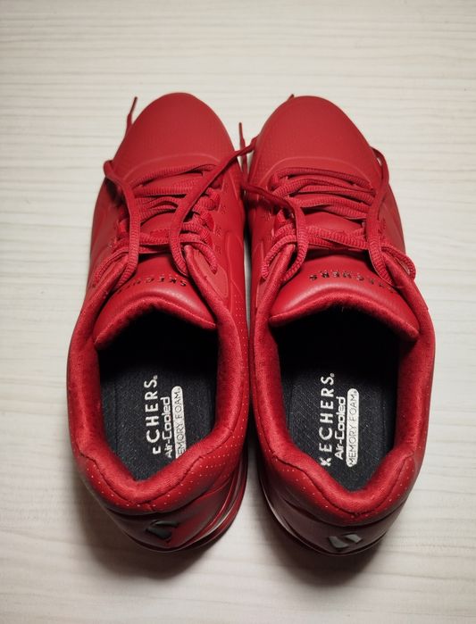 Крутейшие Кроссовки Skechers Uno Red / 45р (29см) — Состояние НОВЫХ!