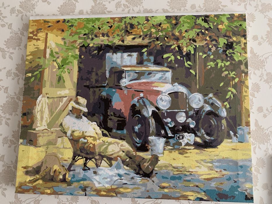 Картина Квіти/ Тигр