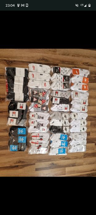 Skarpetki Damskie 12par Nike Adidas Guess Tommy Guess