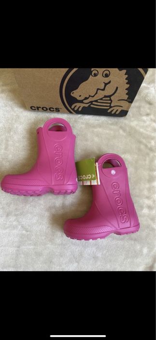 Crocs с 13 чоботи резинові