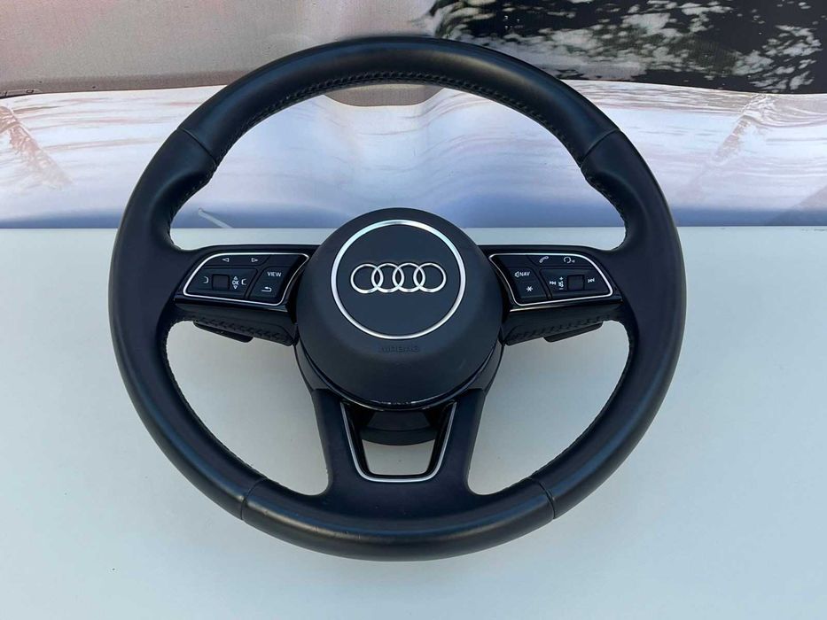 Ауди a4 б9 a5 руль кожа 8w0419091cl багатофункціональне кермо лепесткі