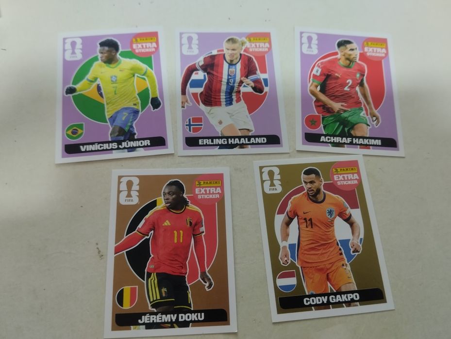 Vários Cromo EXTRA do Mundial 2026
