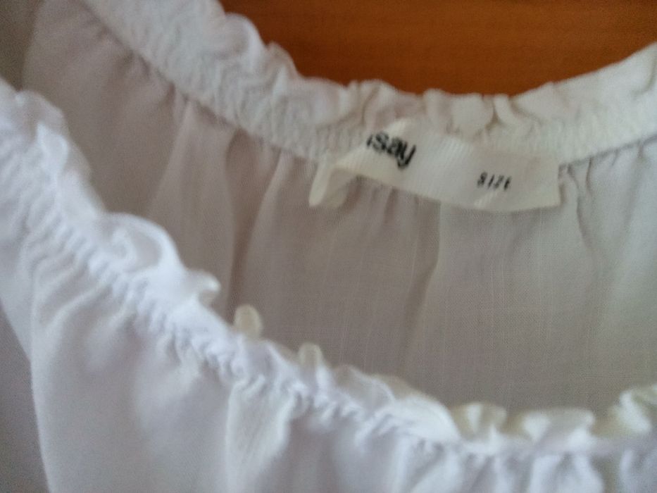 Bluzka biała hiszpanka