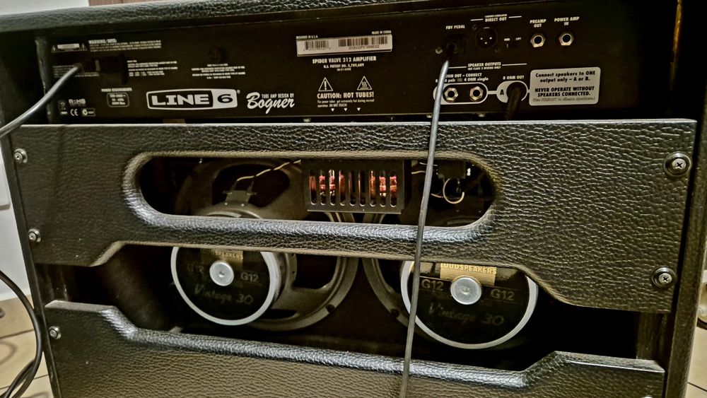 Line 6 Spider Valve 212 lampowy-Bogner | Vintage 30 | case na kółkach