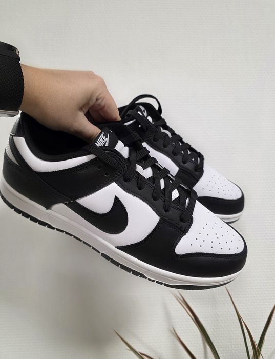 ORYGINAŁ Nowe Nike Dunk Low Retro 45 buty czarno- białe sportowe
