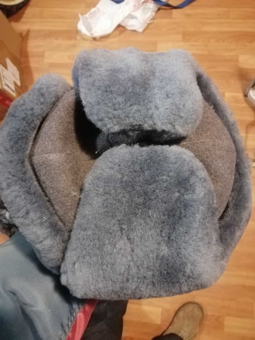 Шапка ушанка милицейская