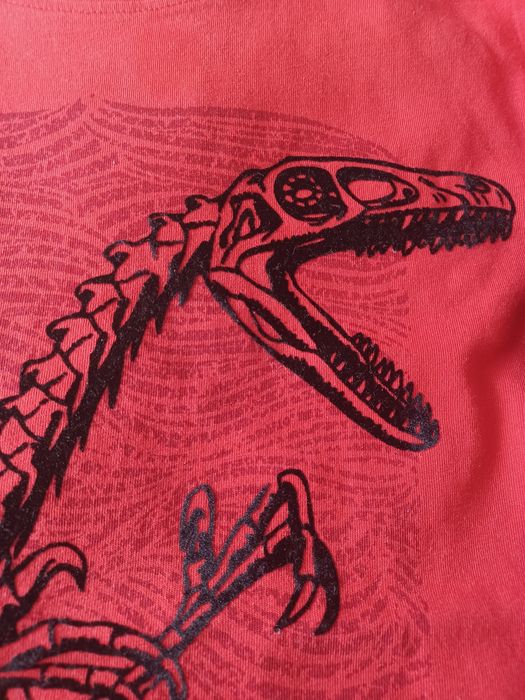 Bluzka chłopięca długi rękaw 134 jurassic park