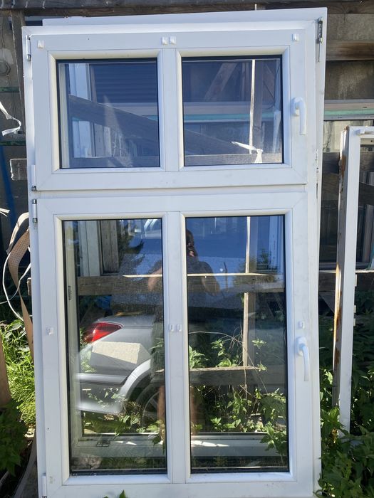 Okna PVC białe x 2