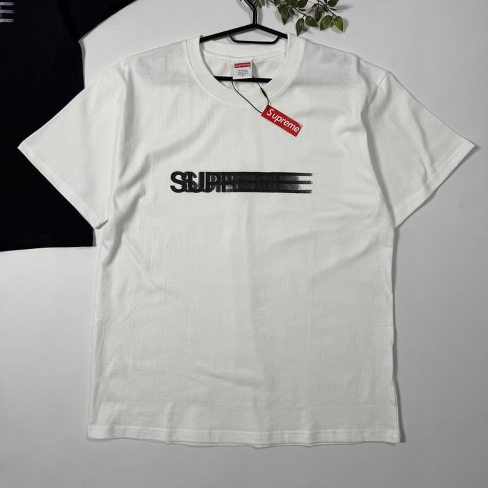 Футболка Supreme Blur logo S-XL тішка суприм супрім дабл лого