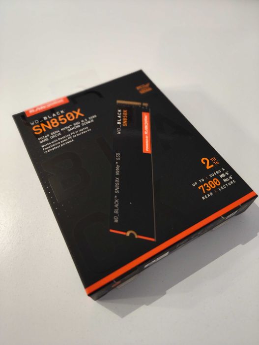 WD_BLACK sn850x 2tb M.2 NVMe PCIe 4.0 – nowy, fabrycznie zapakowany