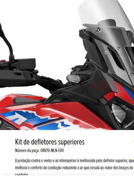Conjunto de deflectores Honda CRF 1100L Africa Twin - Novos