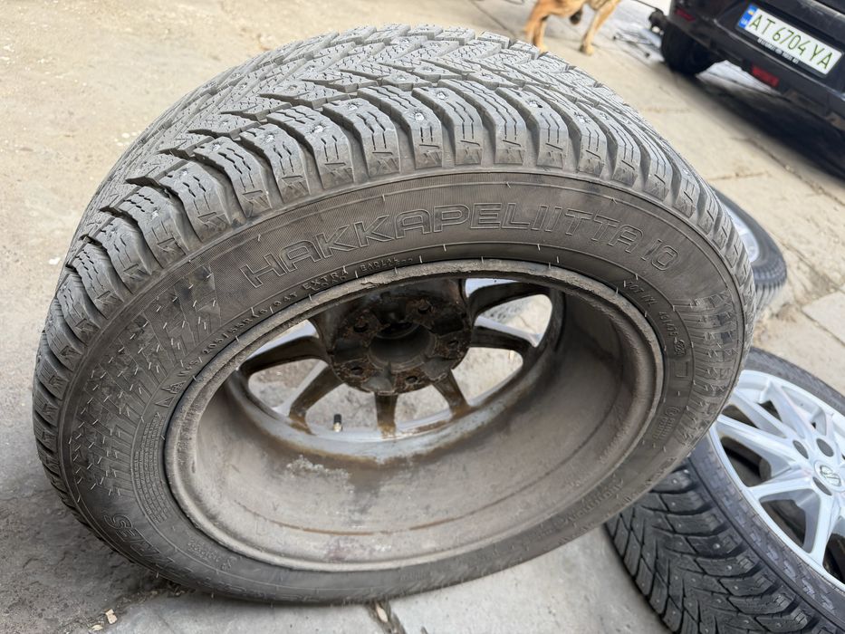 Продам зимову резину з титанами R16 205.55, 24 року