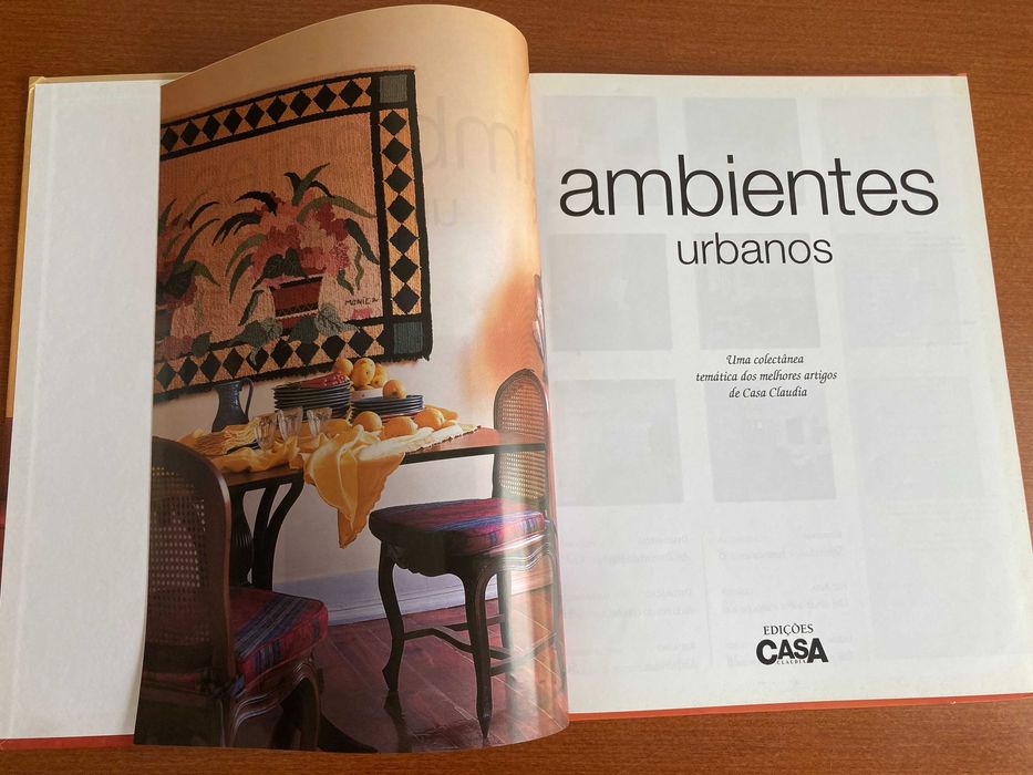 Revistas Casas Assinadas e Ambientes Urbanos de capa dura