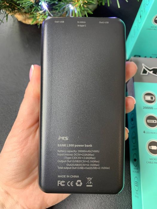 Павербанк MS BANK L300 20000mAh