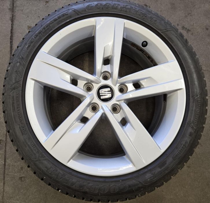 4x Felgi aluminiowe SEAT OE 7.0 x 17 5x112 ET49 57,1 Seat Leon