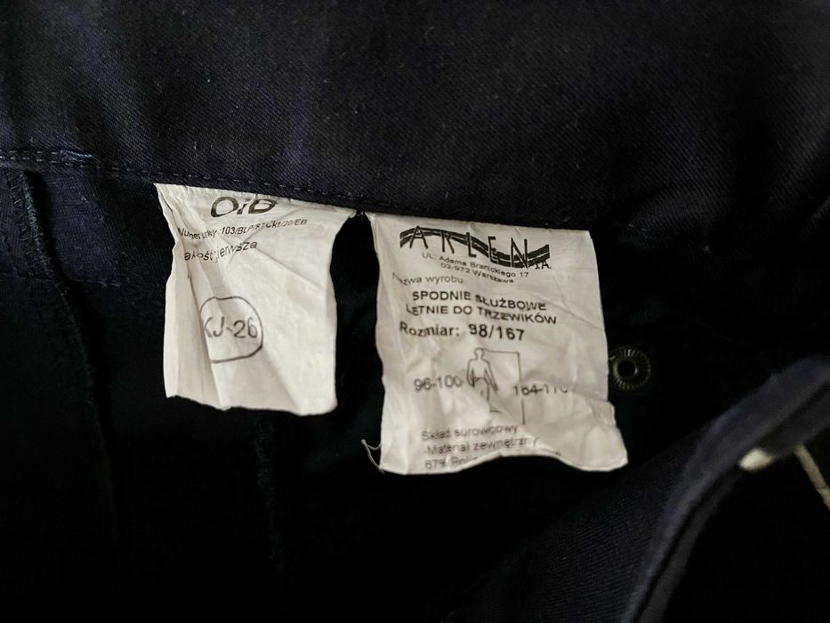 Spodnie policyjne letnie 98/167 używane