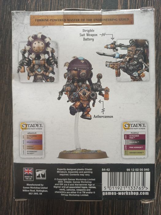 Warhammer AoS Endrinmaster with Dirigible Suit (оригінал)