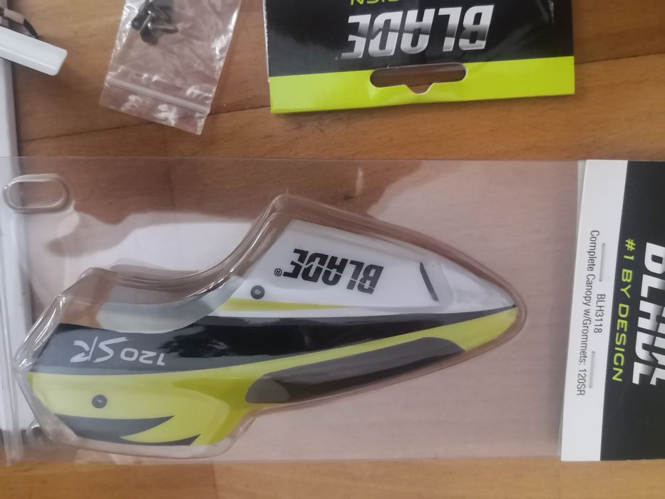 Вертолет E-Flite Blade 120SR - передатчик MLP4DSM канопа лопасти