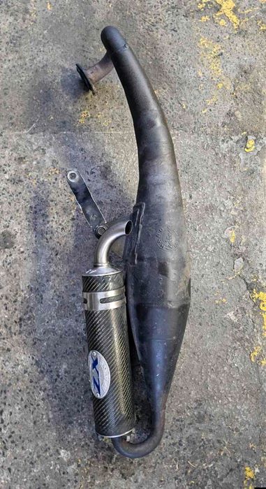 Глушитель, резонатор на скутер Suzuki, Yamaha, Peugeot