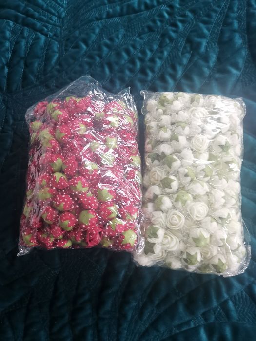 Kulka styropian i piankowe kwiatki