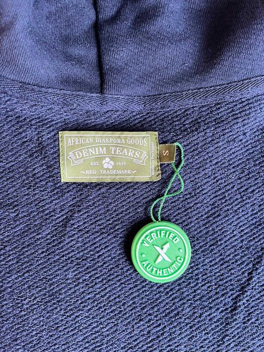 Denim Tears The Cotton Wreath Sweatshirt Navy
