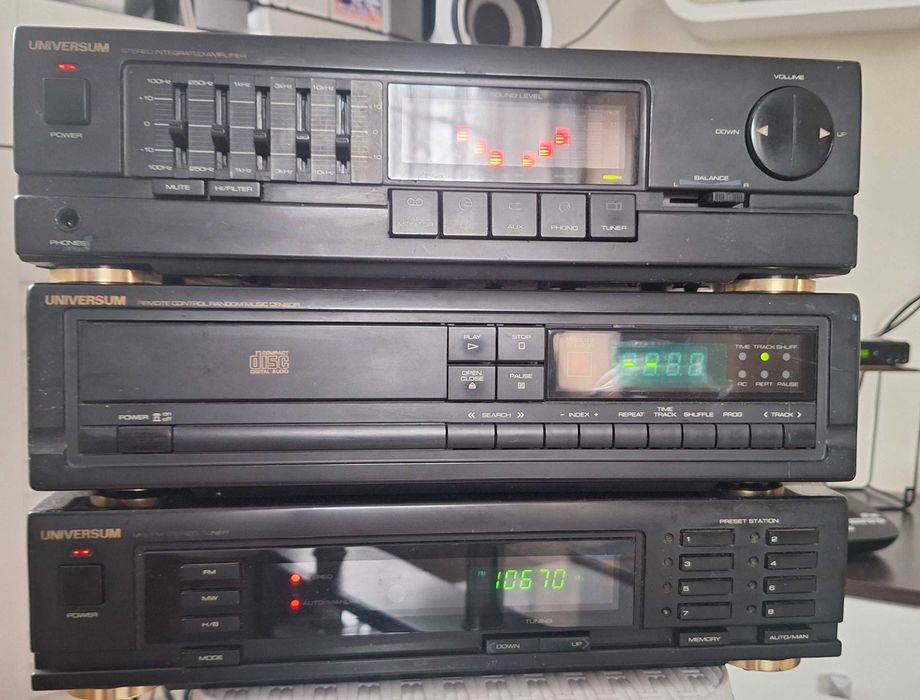 Zestaw Universum Tuner-CD-Wzmacniacz + Kolumny 8 ohm WYSYŁAM Olx