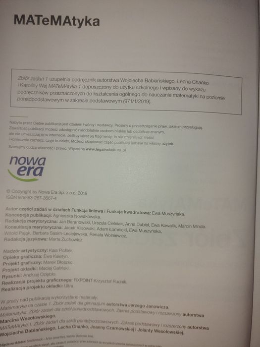 Matematyka 1 zbiór zadań