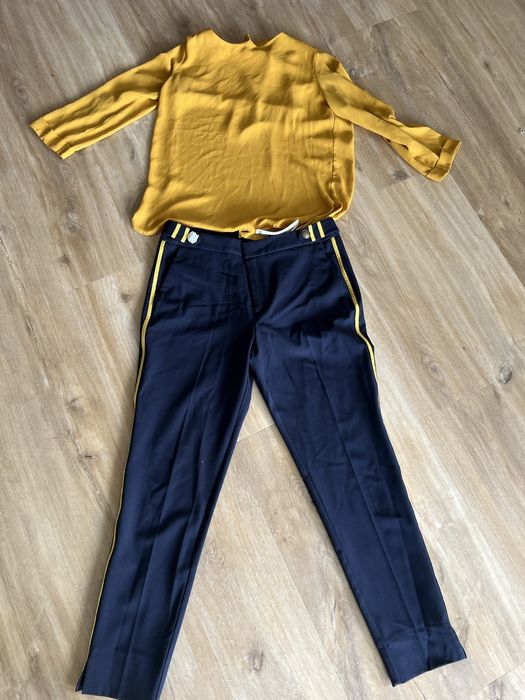 Nowe chinosy Esprit z lampasem rozm.38