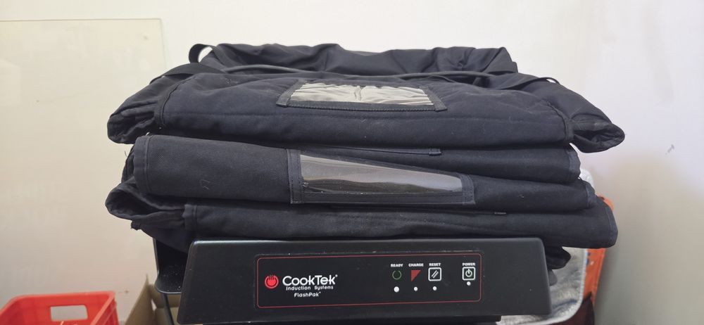 Sistema Cooktek sacos aquecidos distribuição de Comida