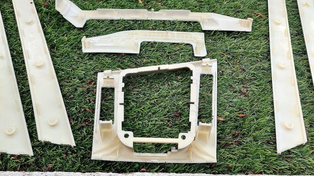 Conjunto de frisos bmw e46 interiores Silver