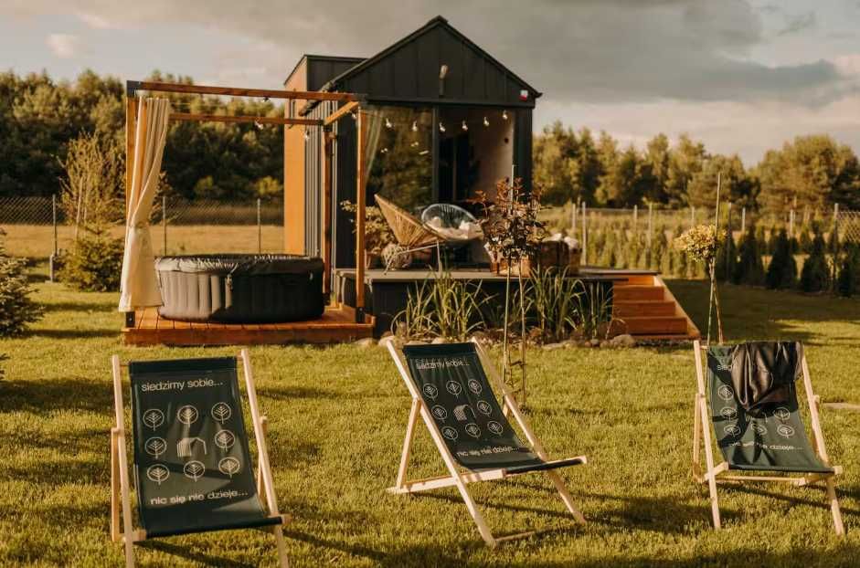Domek na łonie natury z jacuzzi i sauną. Cisza i spokój.