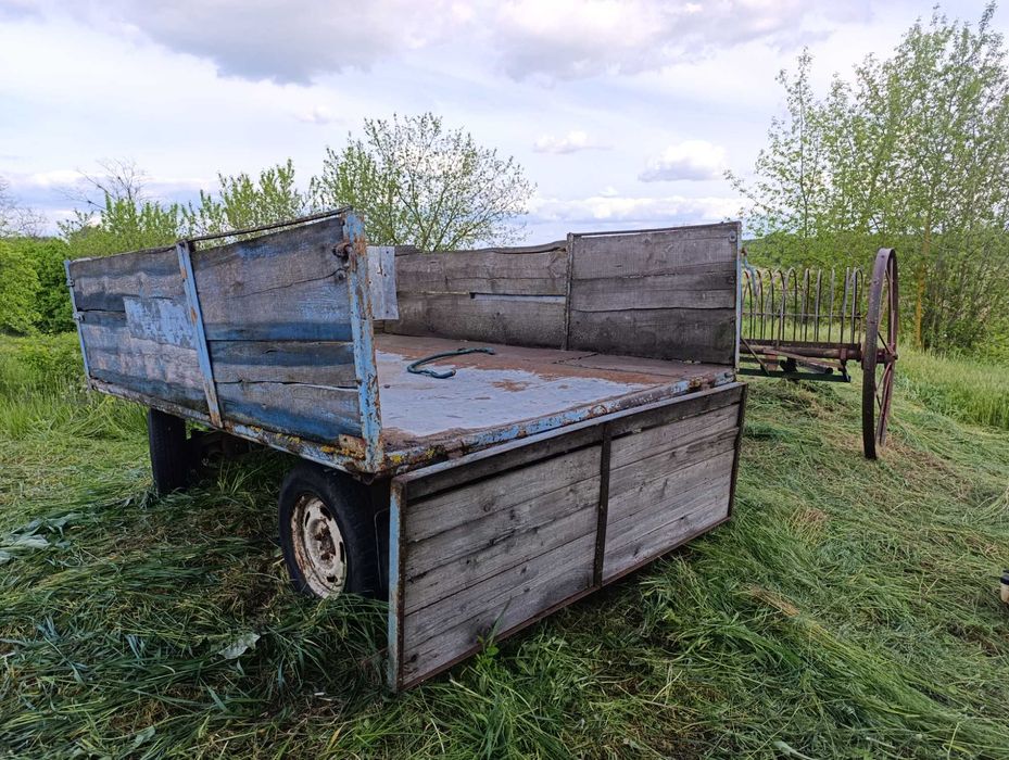 Грабарка кінська для трактора, прицеп б/в