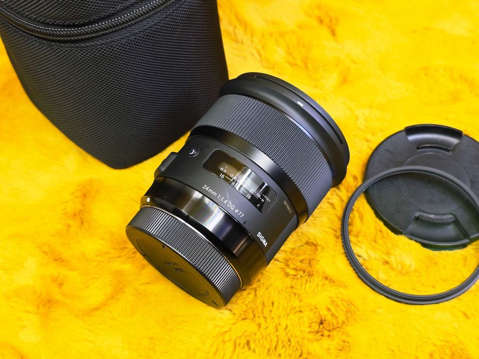 !ТОП-СТАН! Об'єктив Sigma 24mm f1.4 DG для Canon EF з UV фільтром