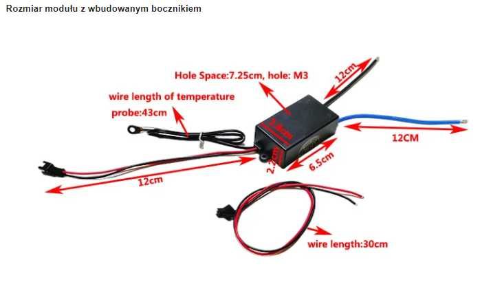 Miernik napięcia prądu do 20A pojemności akumulatora Bluetooth