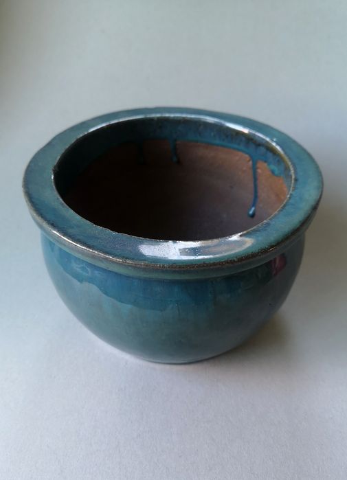 Doniczka ceramiczna baryłka
