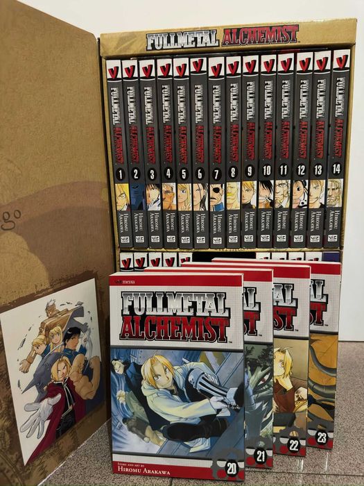 Fullmetal Alchemist Box Set Completo Vol. 1–27 – Inglês – Ótimo Estado
