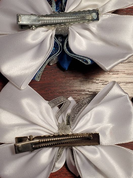 Заколки в стиле канзаши. Ручная работа.