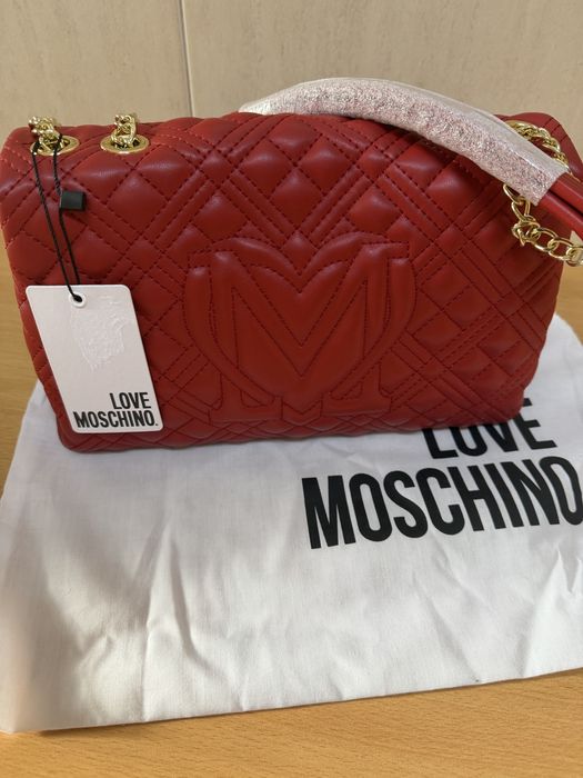 Mala Moschino Vermelha Nova