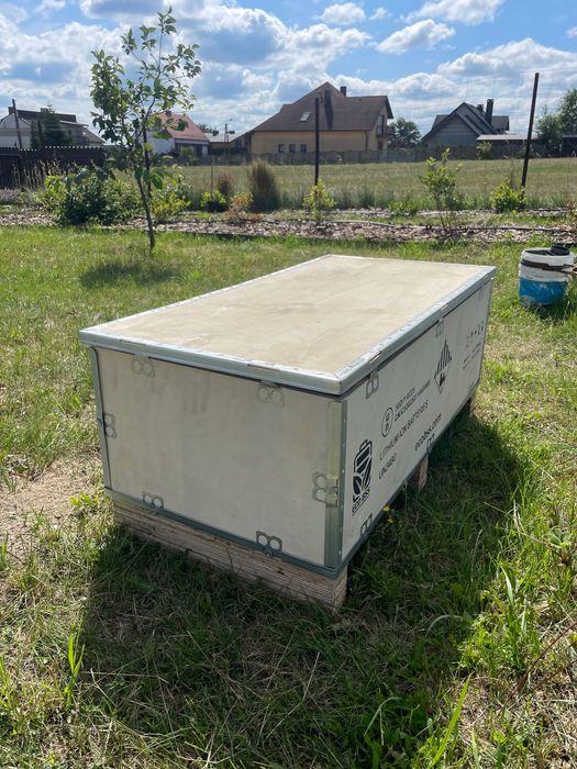 Skrzynka do ogrodu niemalowana