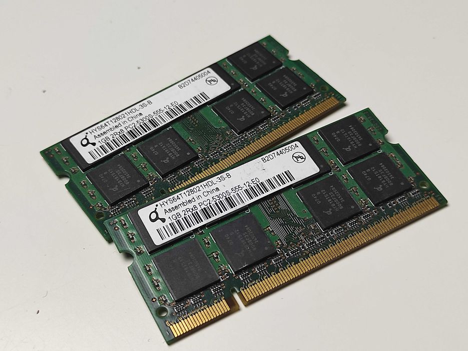 Pamieć ram ddr2 2GB firmy Qimonda 667MHz (zestaw)