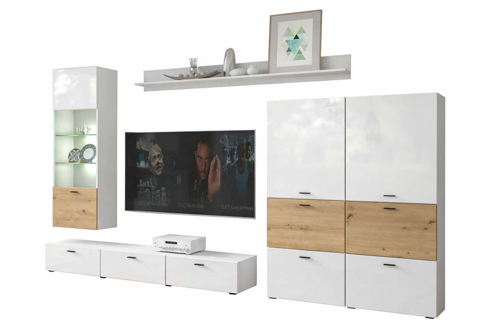 Stylowa Meblościanka MILA 290 cm | 2 Kolory | Wysyłka w cenie PL